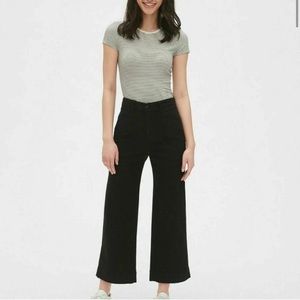 GAP High Rise Wide-Leg Crop Chino